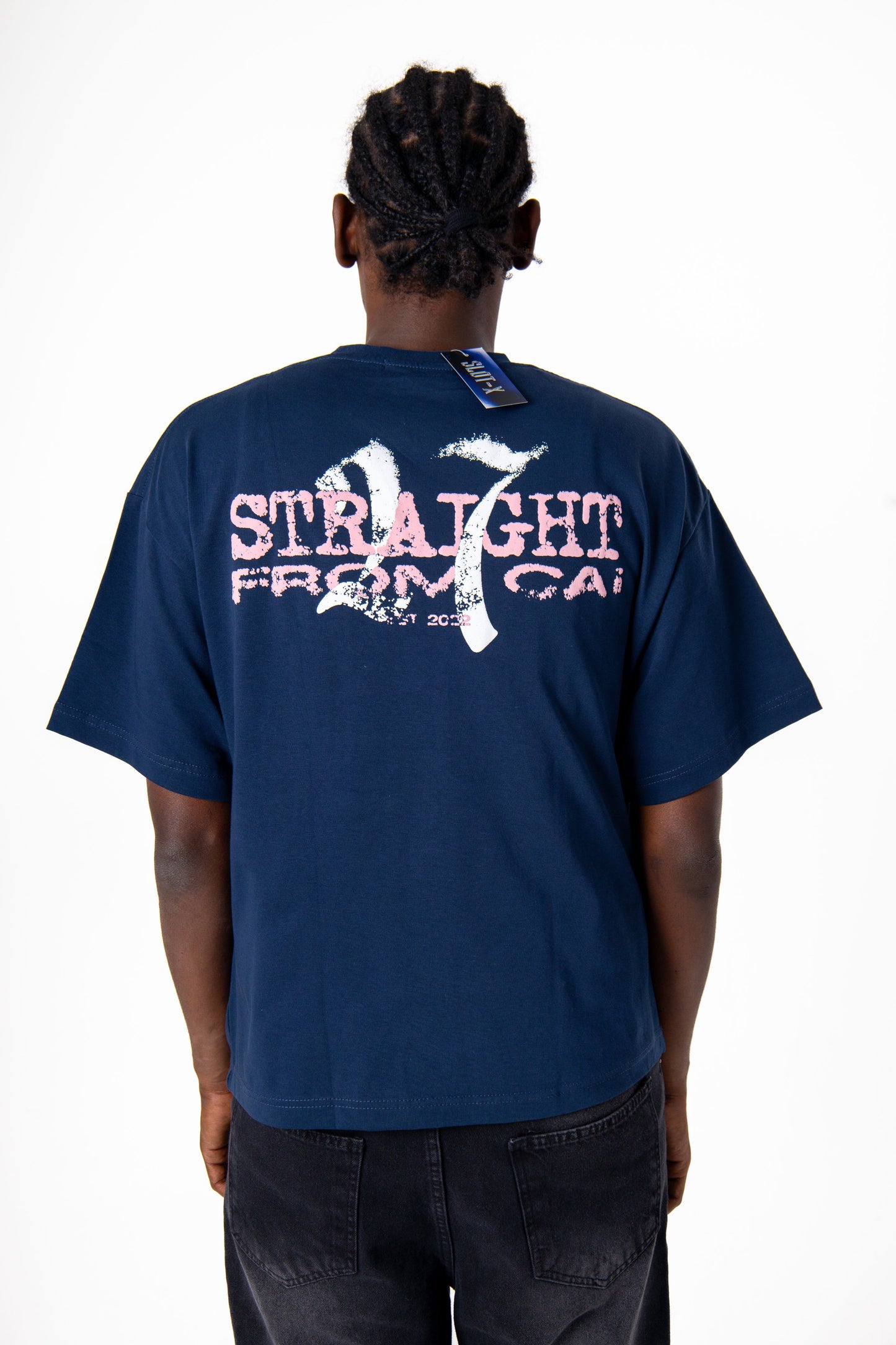 Straight from cai navy Tee