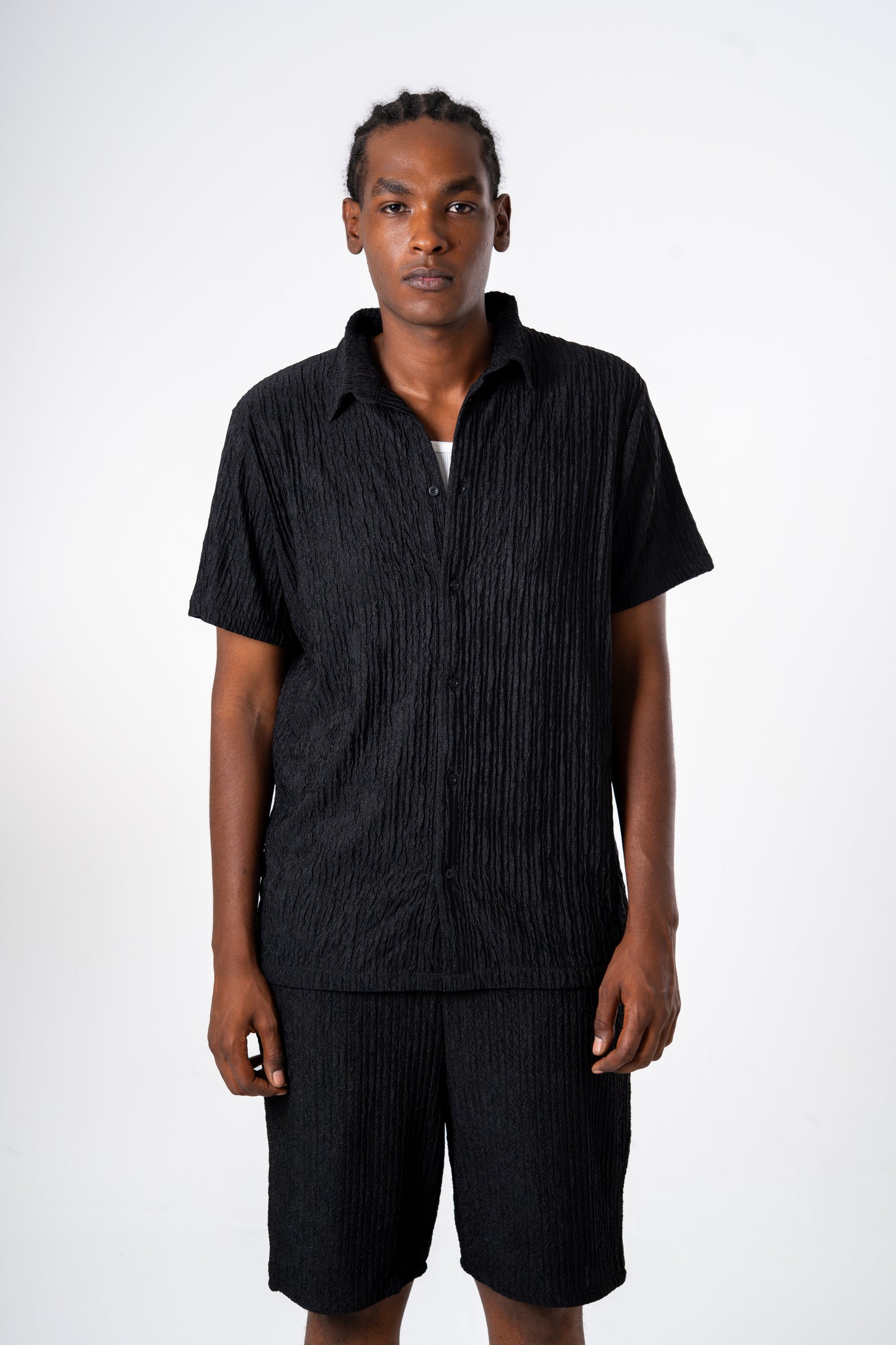 Crepe Shirt (Black)