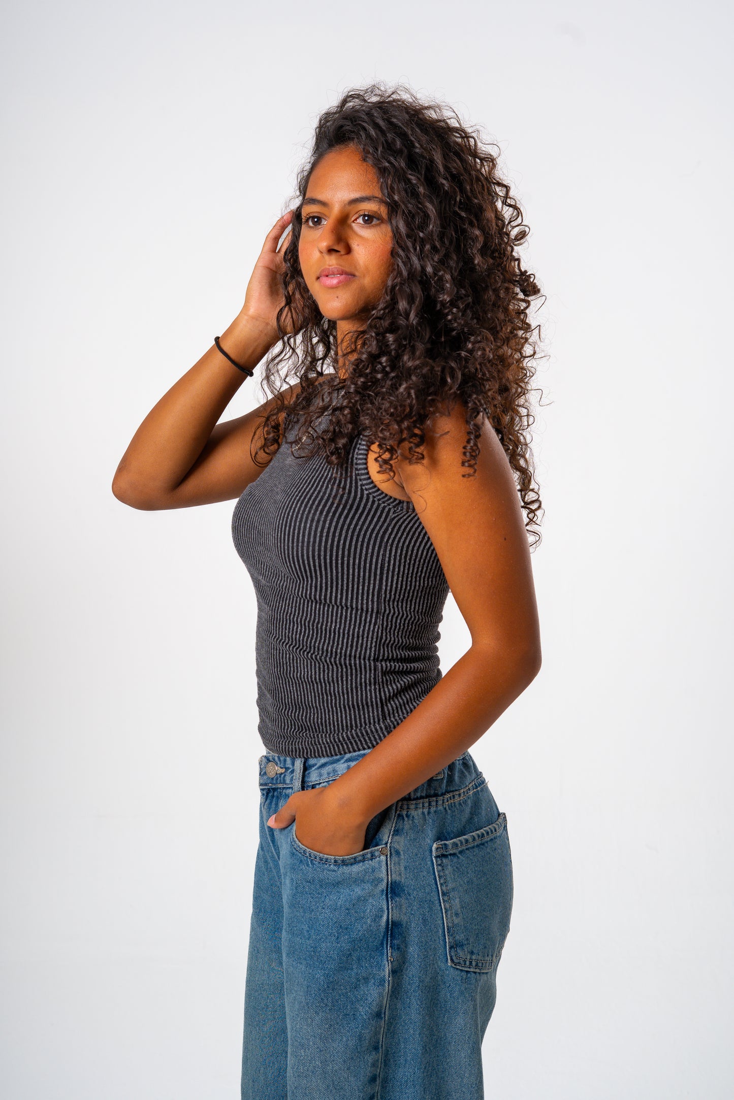 Locco Ribbed Wave (Dark Gray)