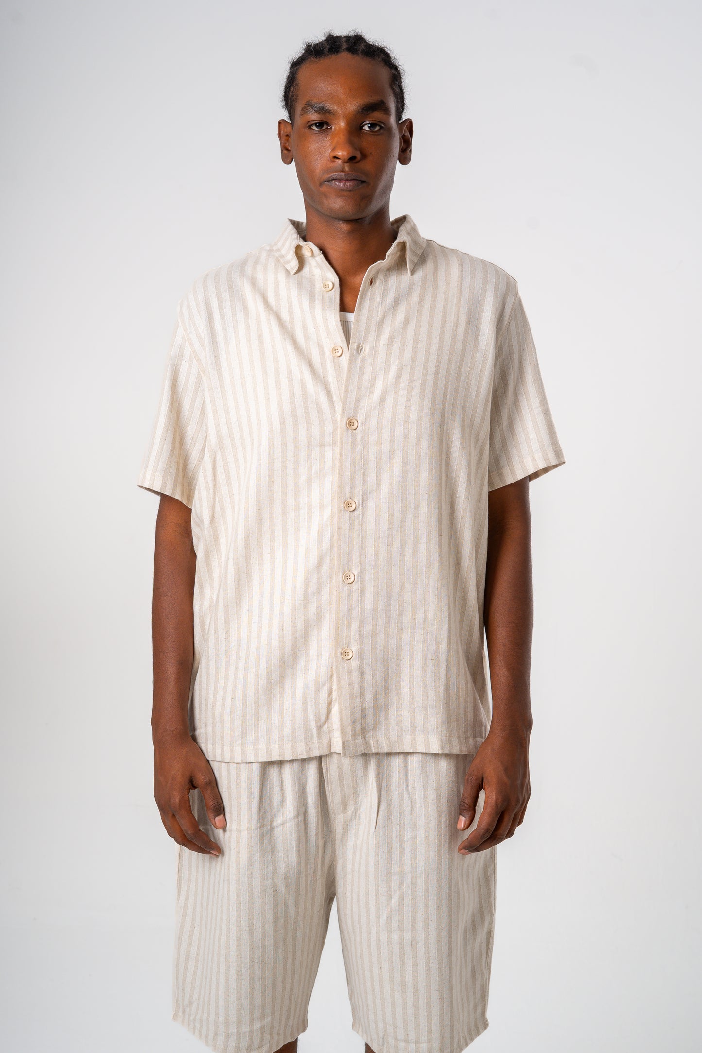 Linen Shirt (Beige)