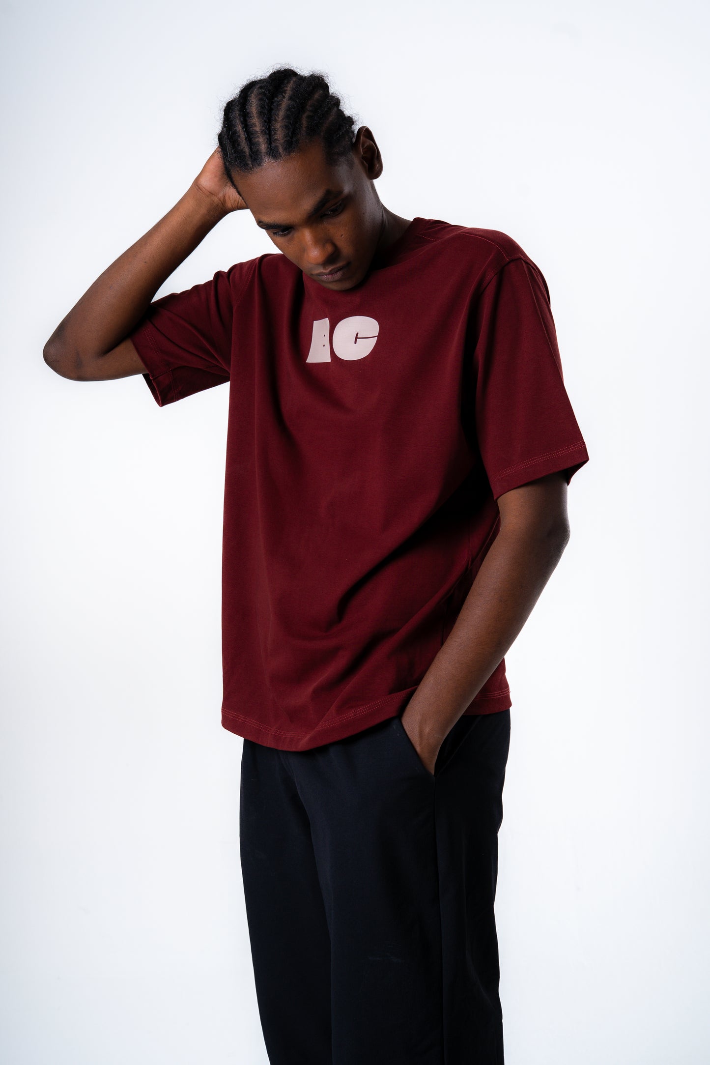 BC TEE (BURGANDY)