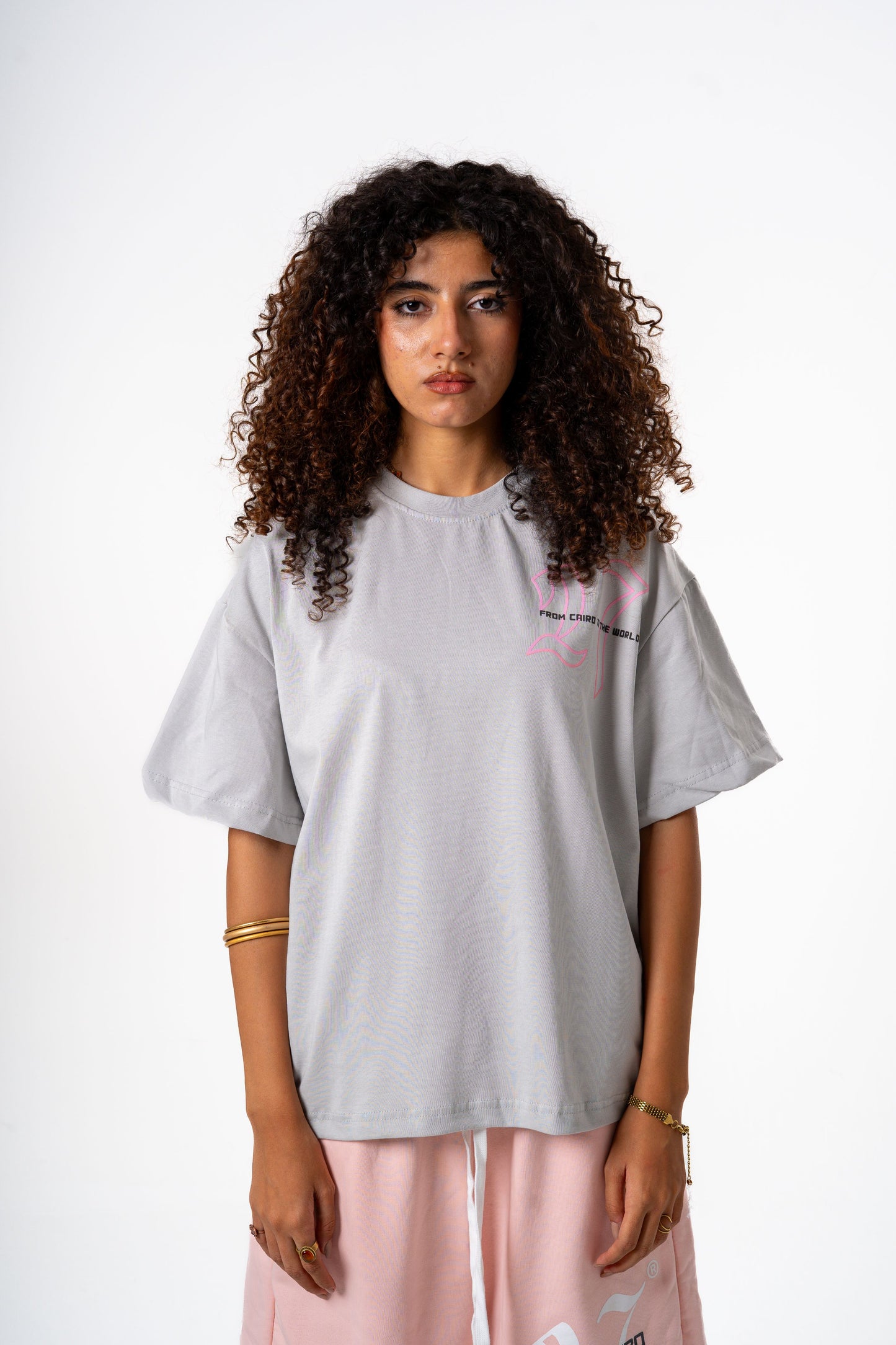 27 Gray X Pink Tee