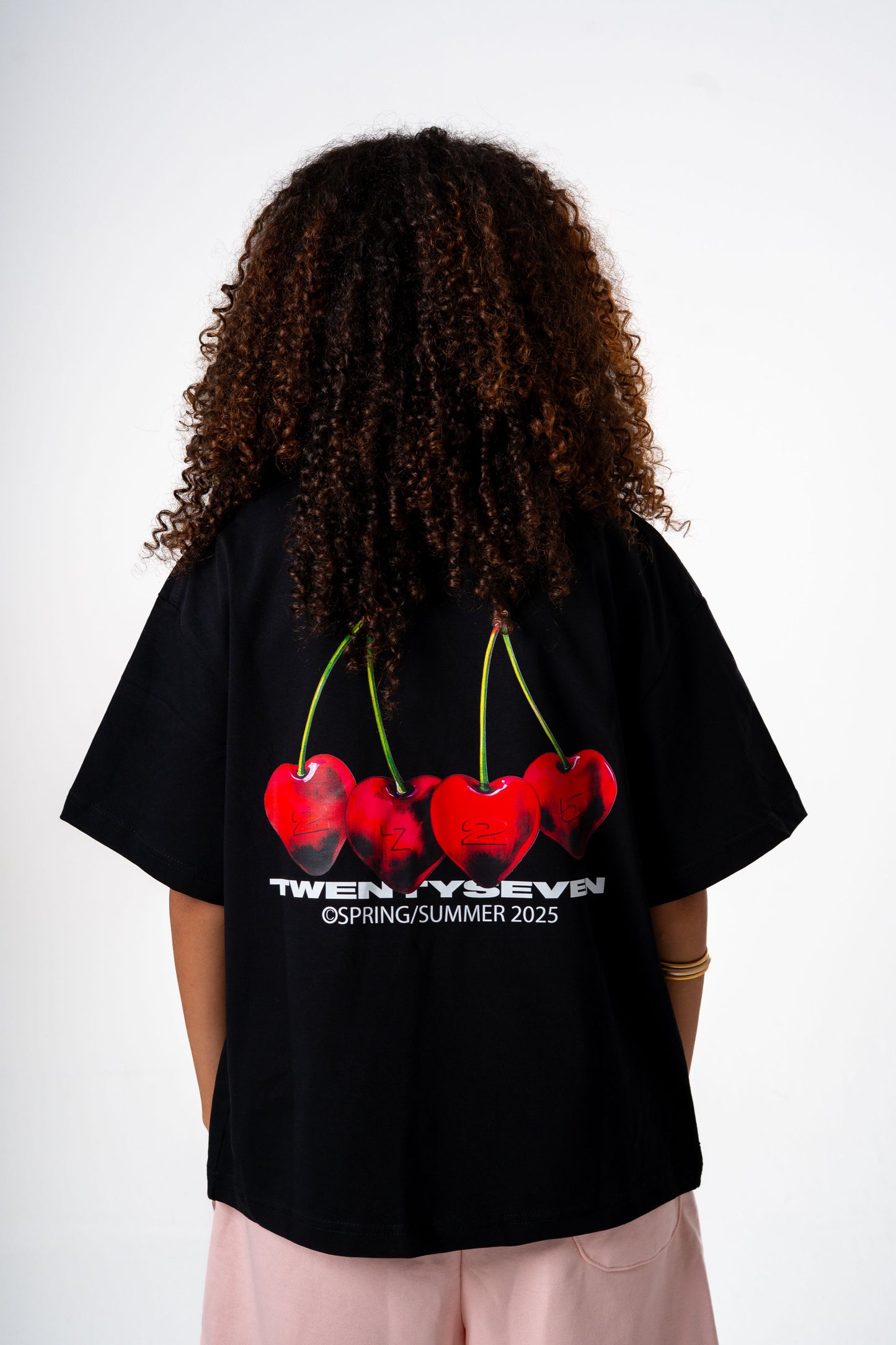 27 Cherry Pop Black Tee