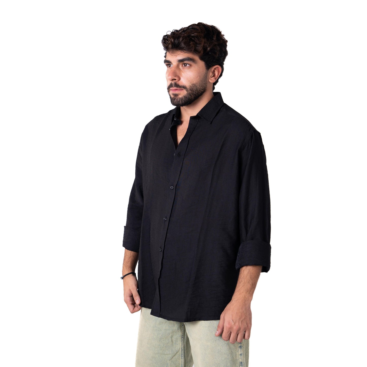 Linen Shirt (Black)