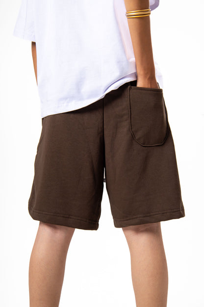 Double Trouble Brown Short
