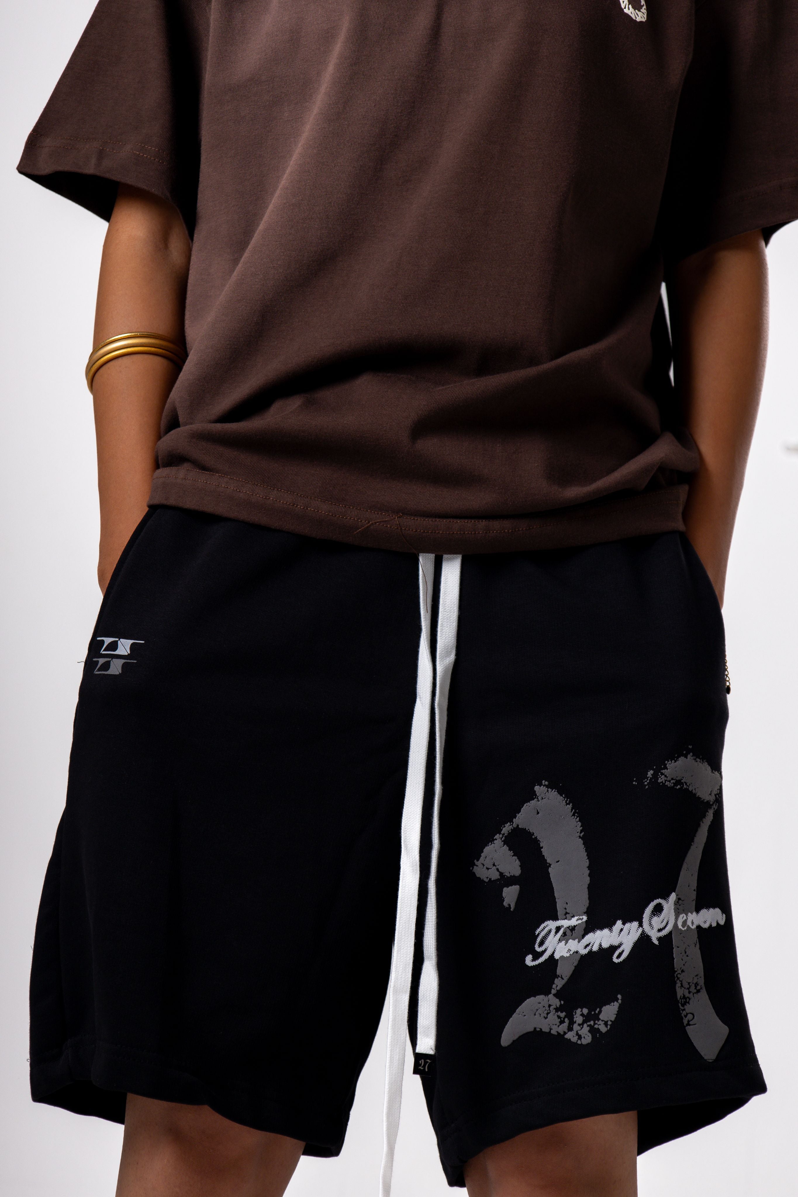 Marked Black Short