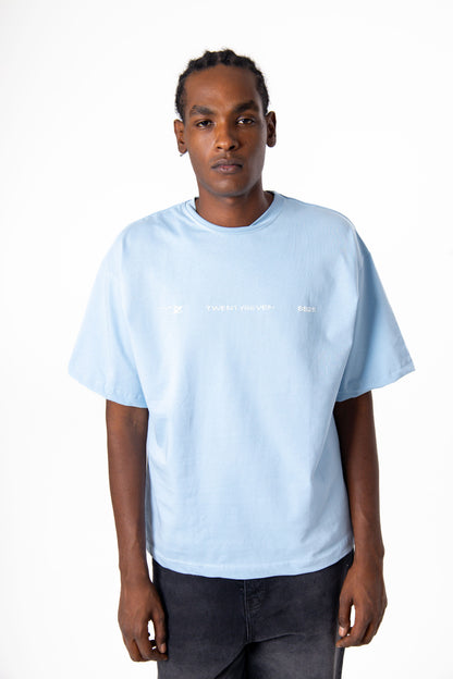 Straight from cai baby blue Tee