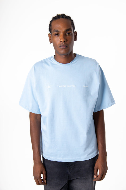 Straight from cai baby blue Tee