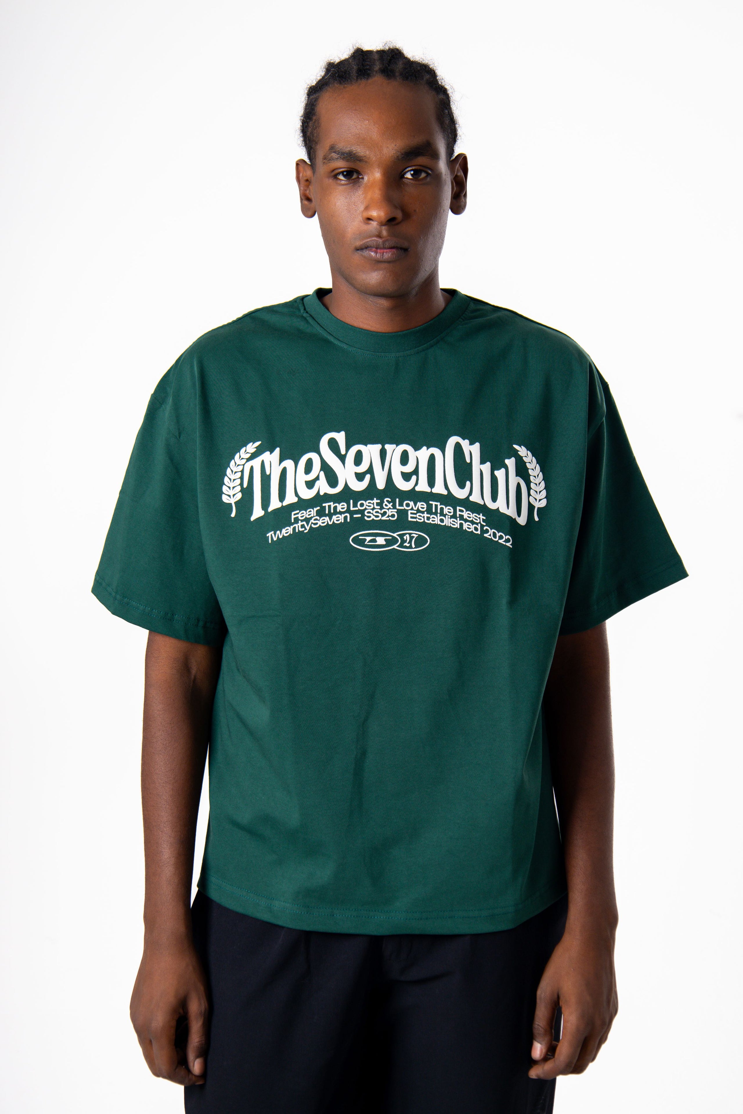 27 The Seven Club Olive Tee