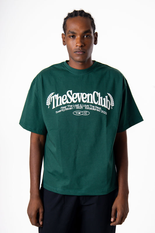 27 The Seven Club Olive Tee