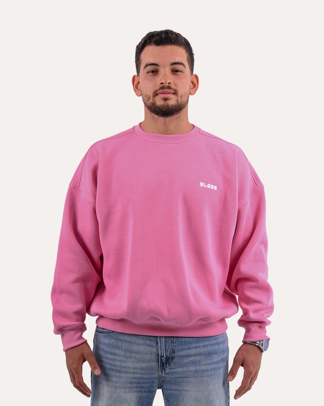 Bless Crewneck (Pink)