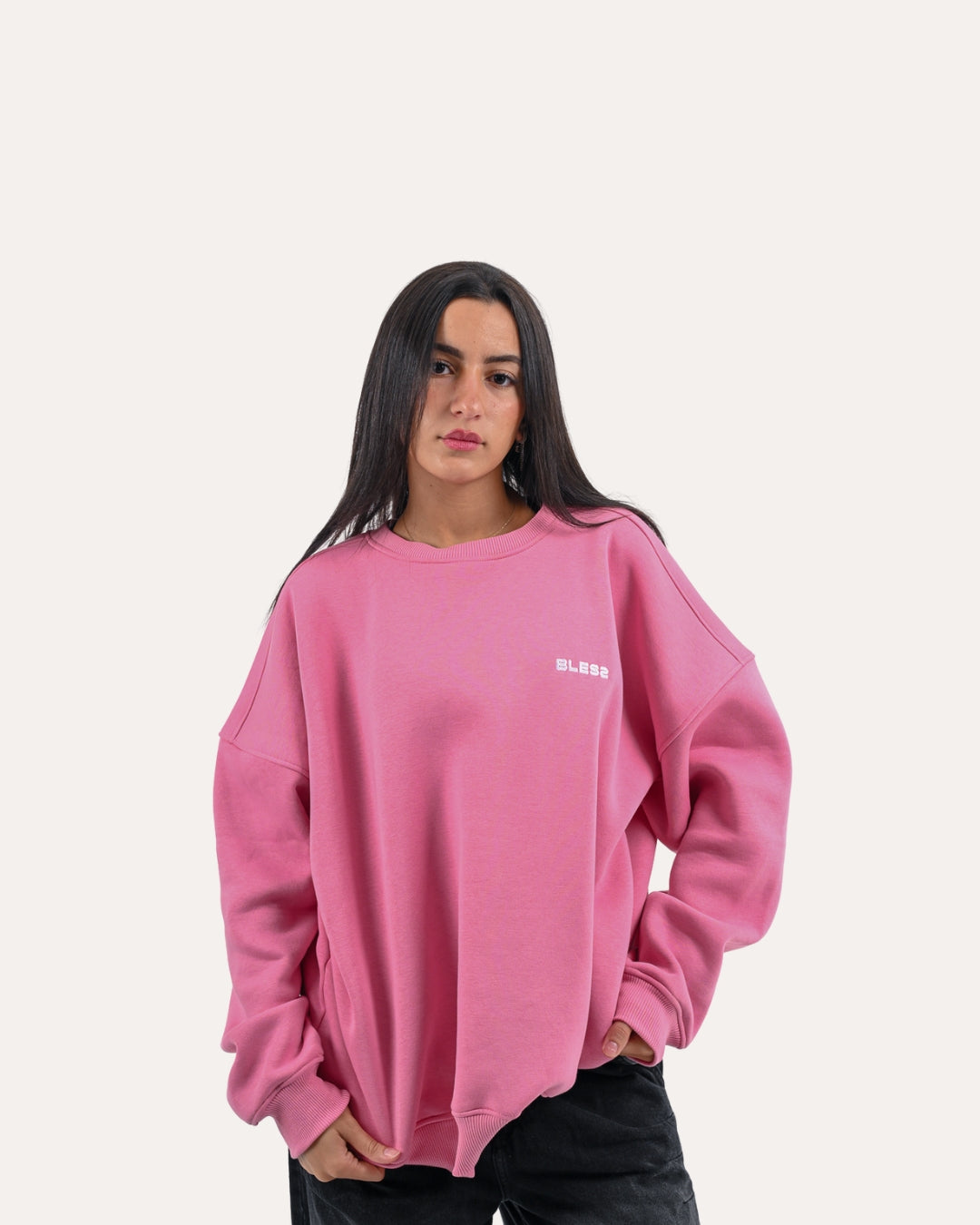 Bless Crewneck (Pink)
