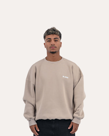 Bless Crewneck (Beige)