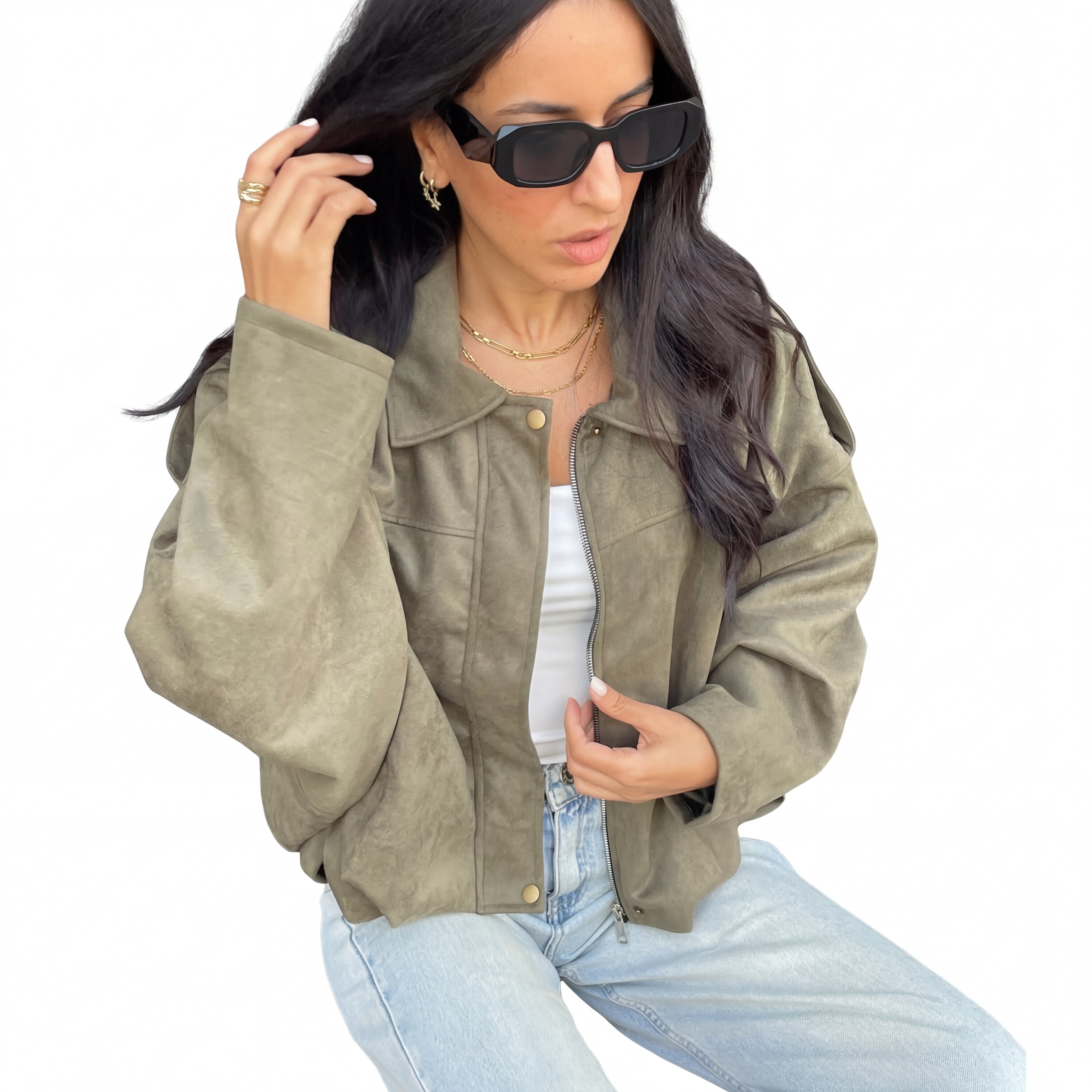 ESY Oversized Jacket (Olive)