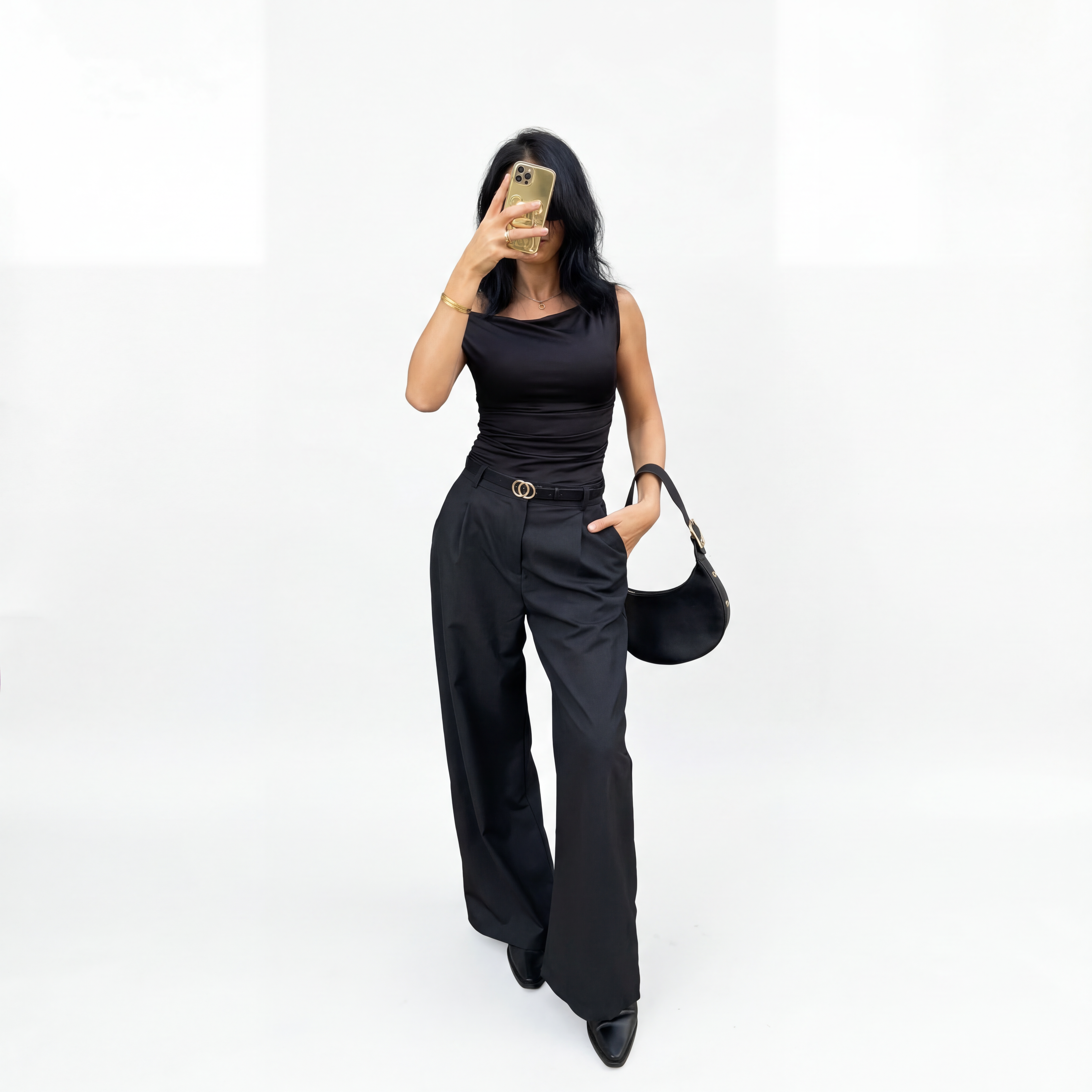 ESY Pleated Pants (Black)