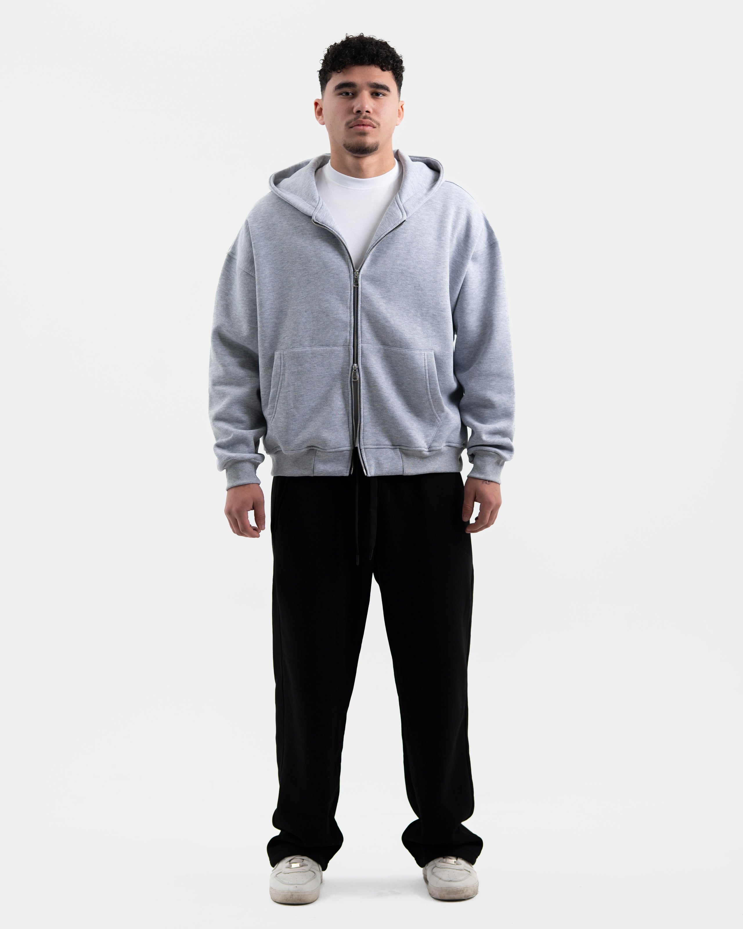 UNDERRATED ZIP UP JACKET (GRAY)