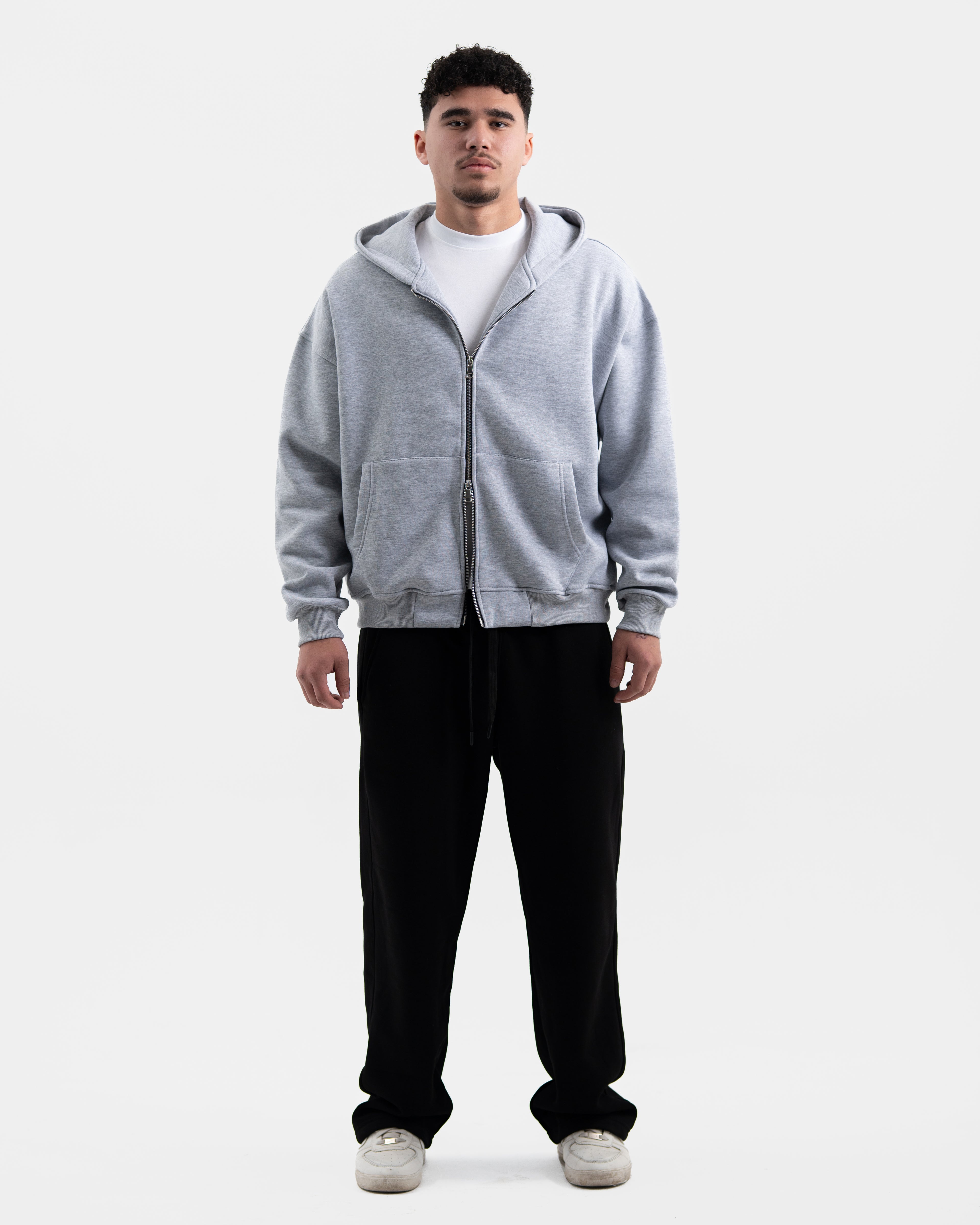 UNDERRATED ZIP UP JACKET (GRAY)