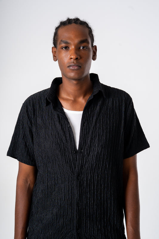Crepe Shirt (Black)