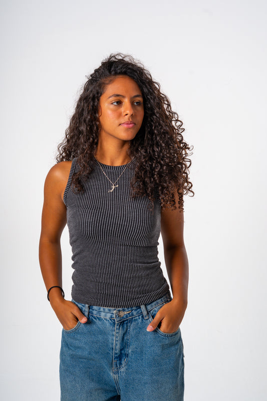 Locco Ribbed Wave (Dark Gray)