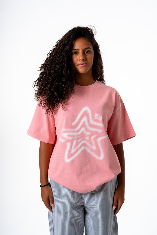 Unisex Oversized vintage T-Shirt Washed Star