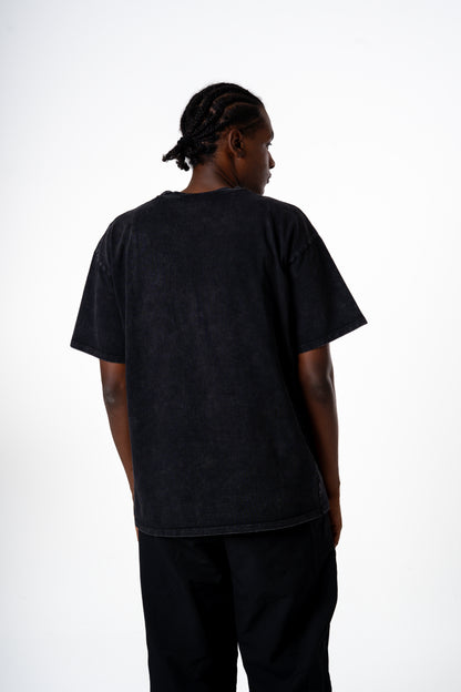 Unisex Oversized vintage Washed T-Shirt With Logo