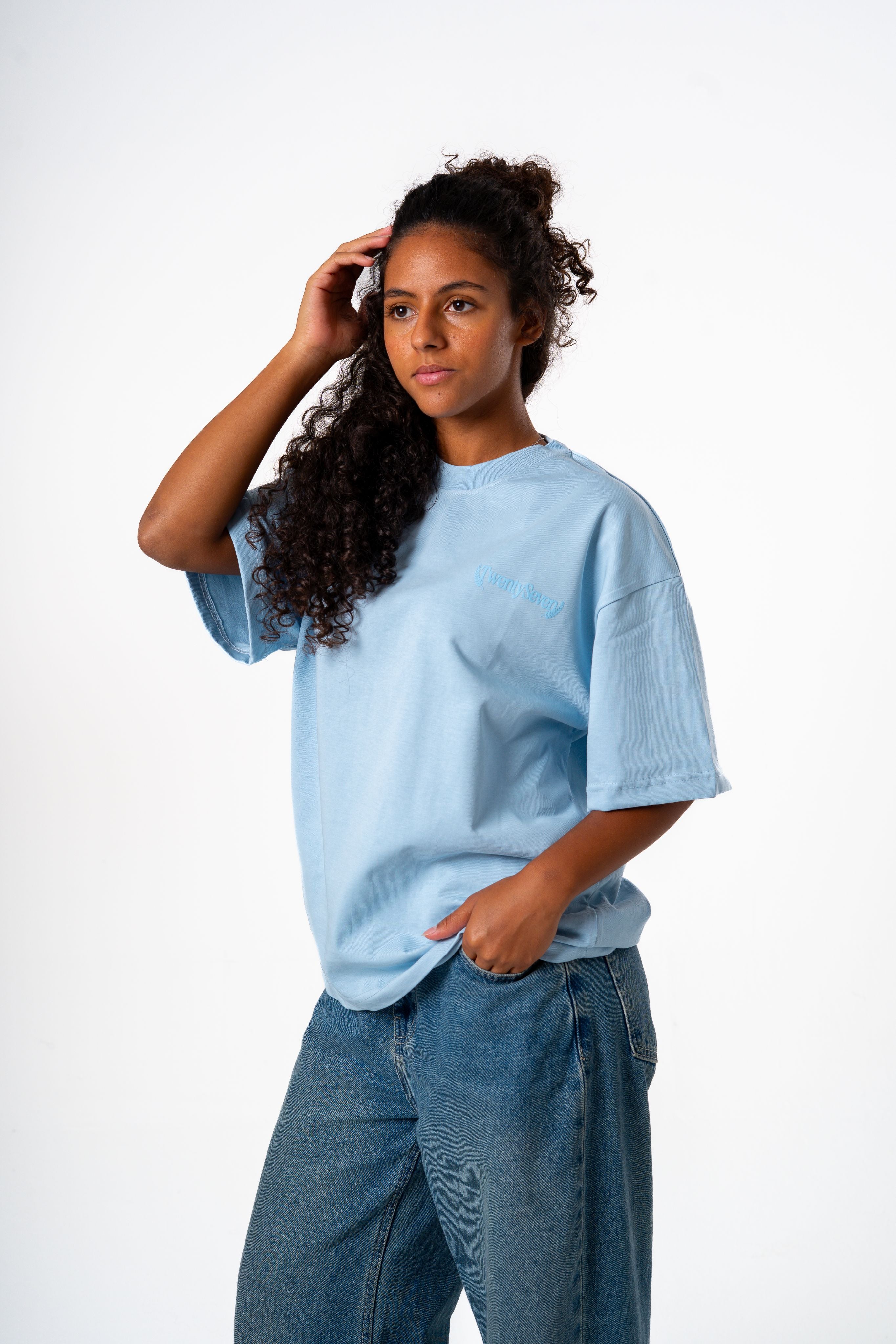 27 Essentials Baby Blue Tee