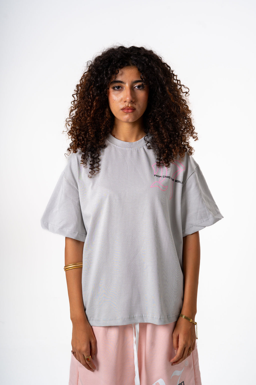 27 Gray X Pink Tee