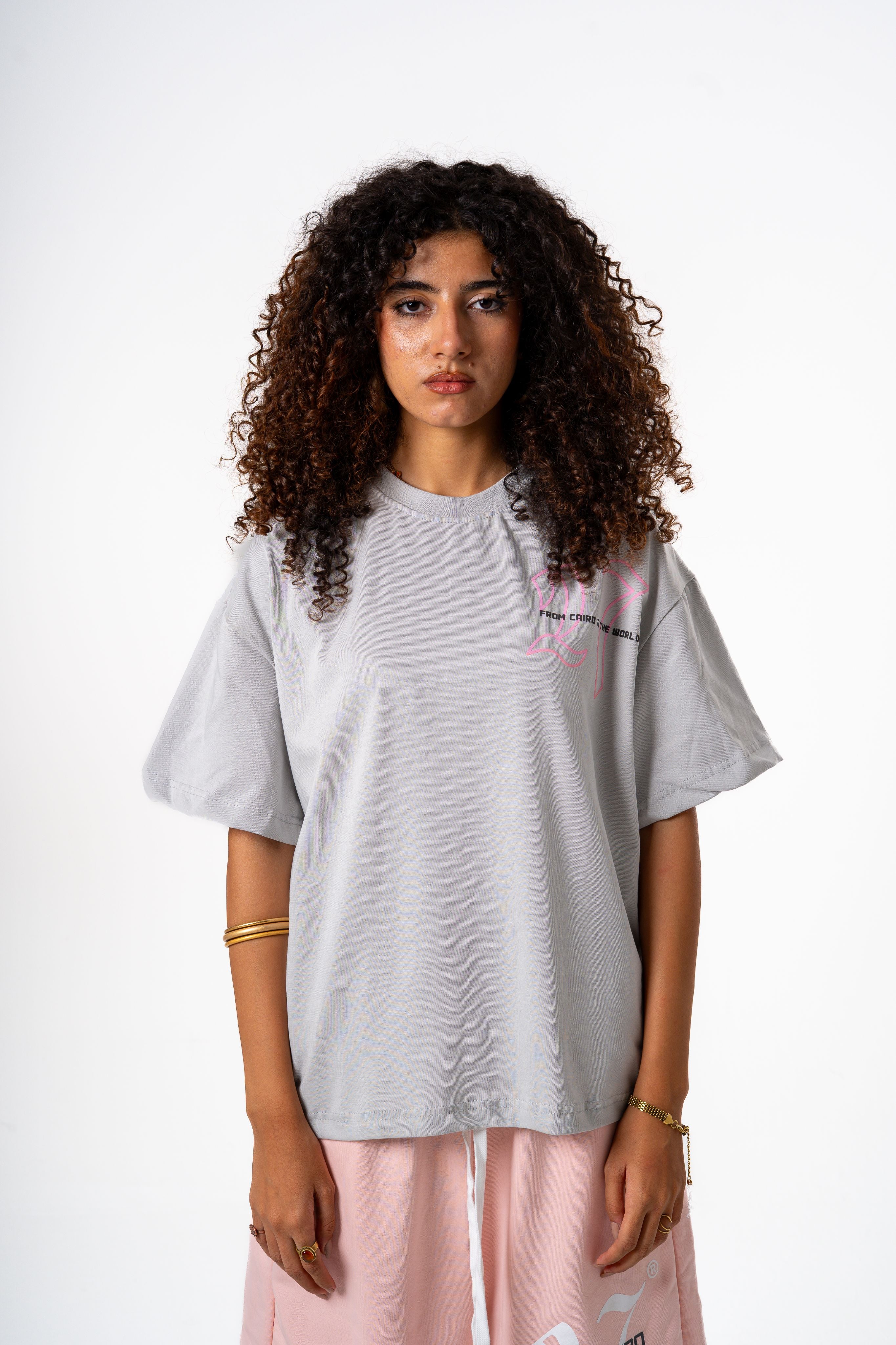 27 Gray X Pink Tee