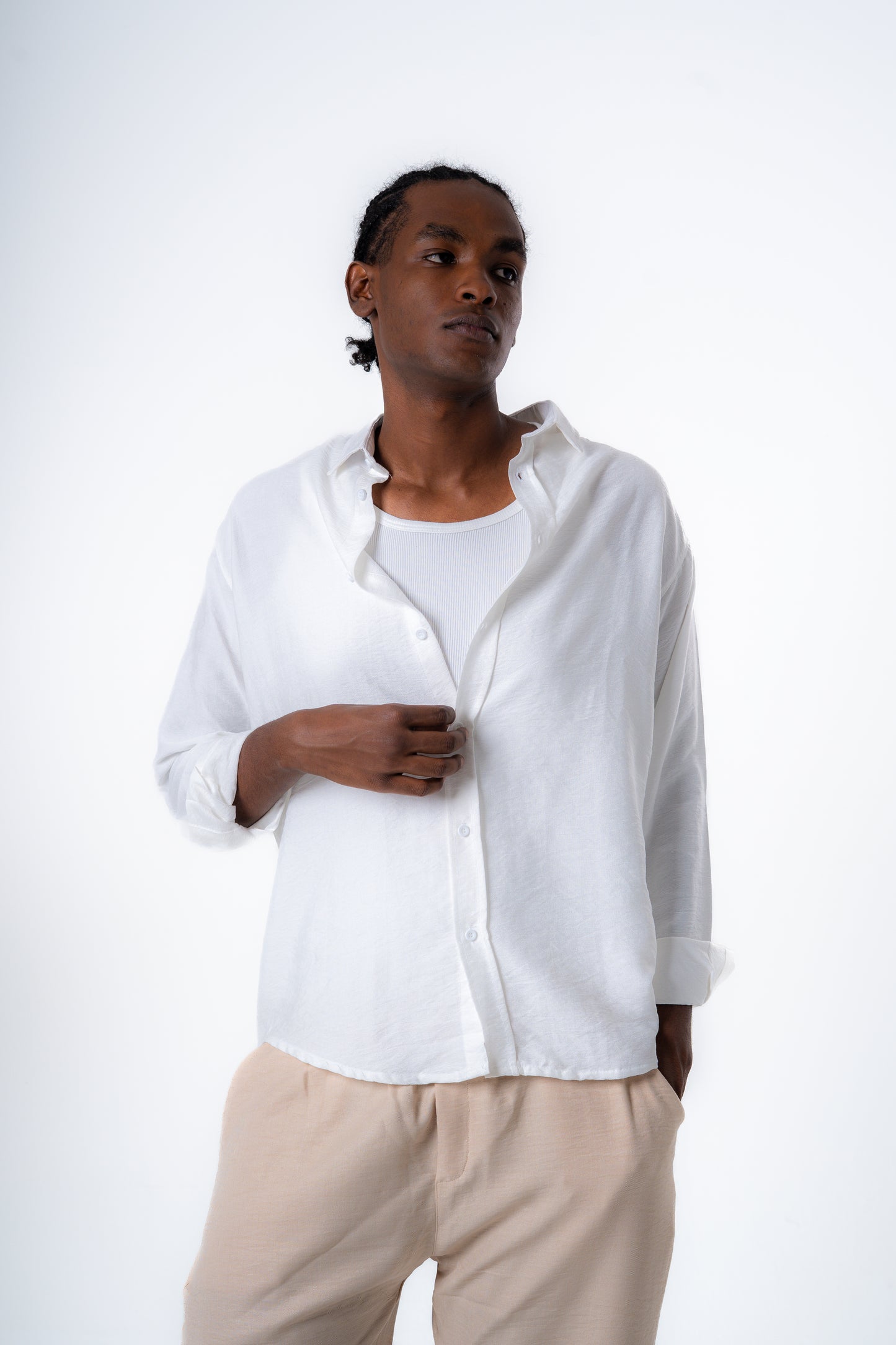 Linen Shirt (White)