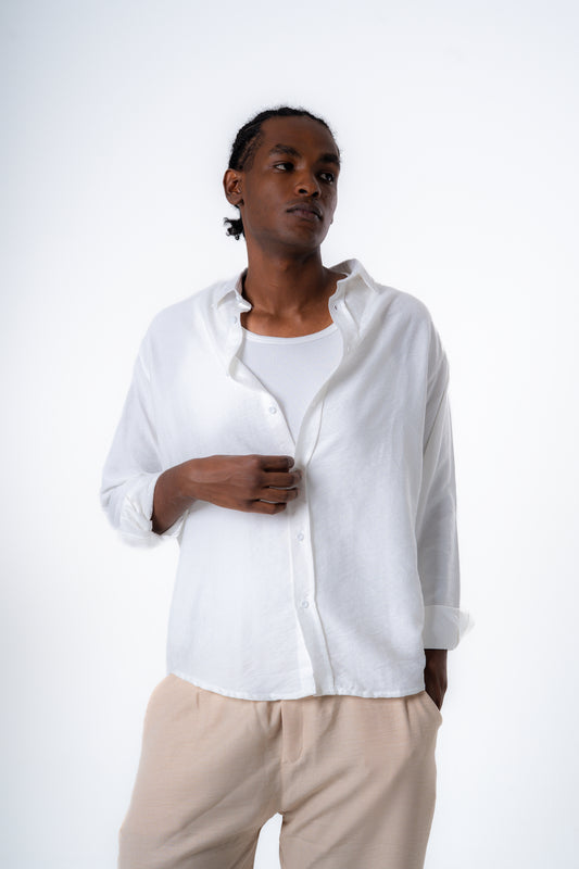 Linen Shirt (White)