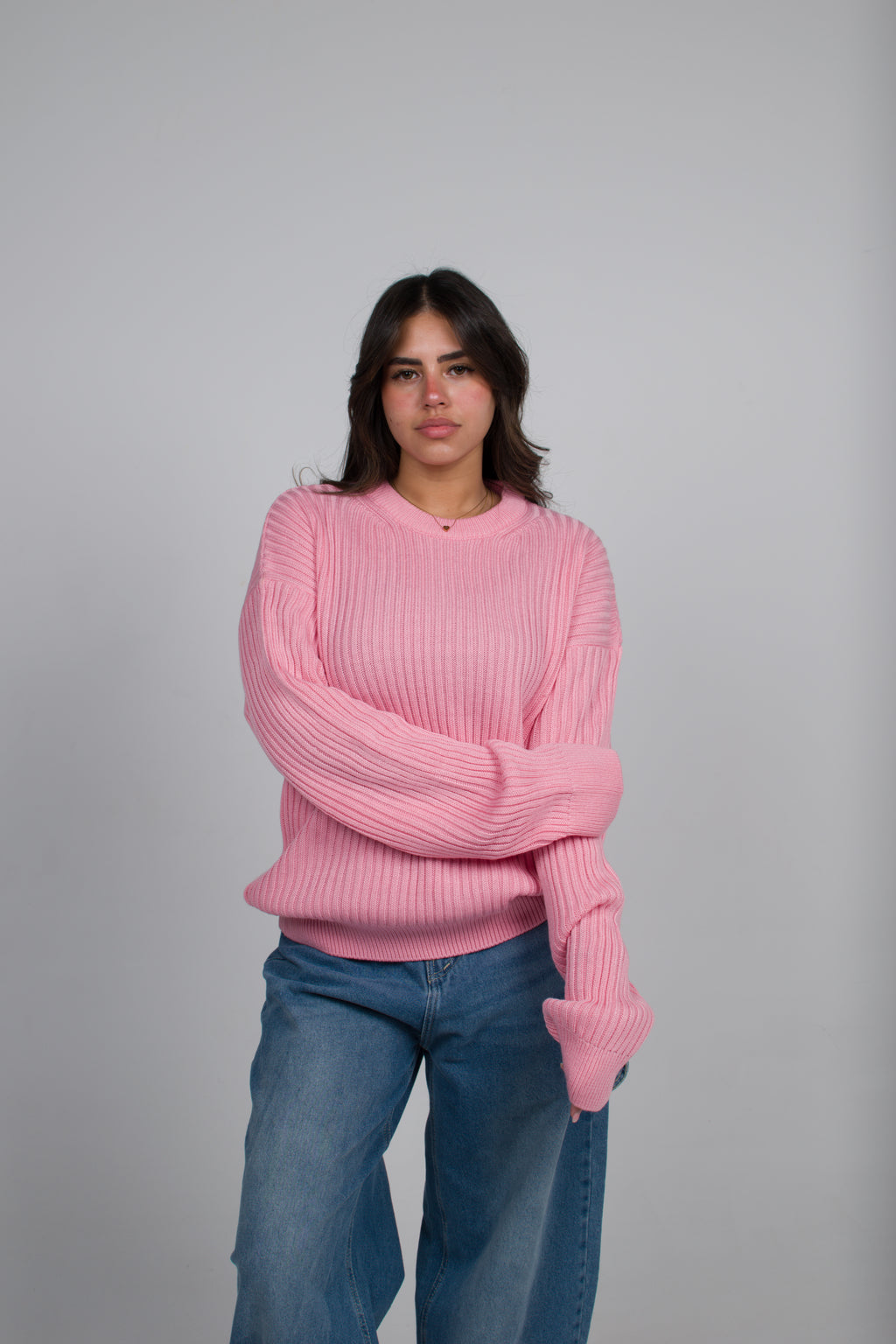 UNDERRATED CREWNECK SWEATER (PINK)