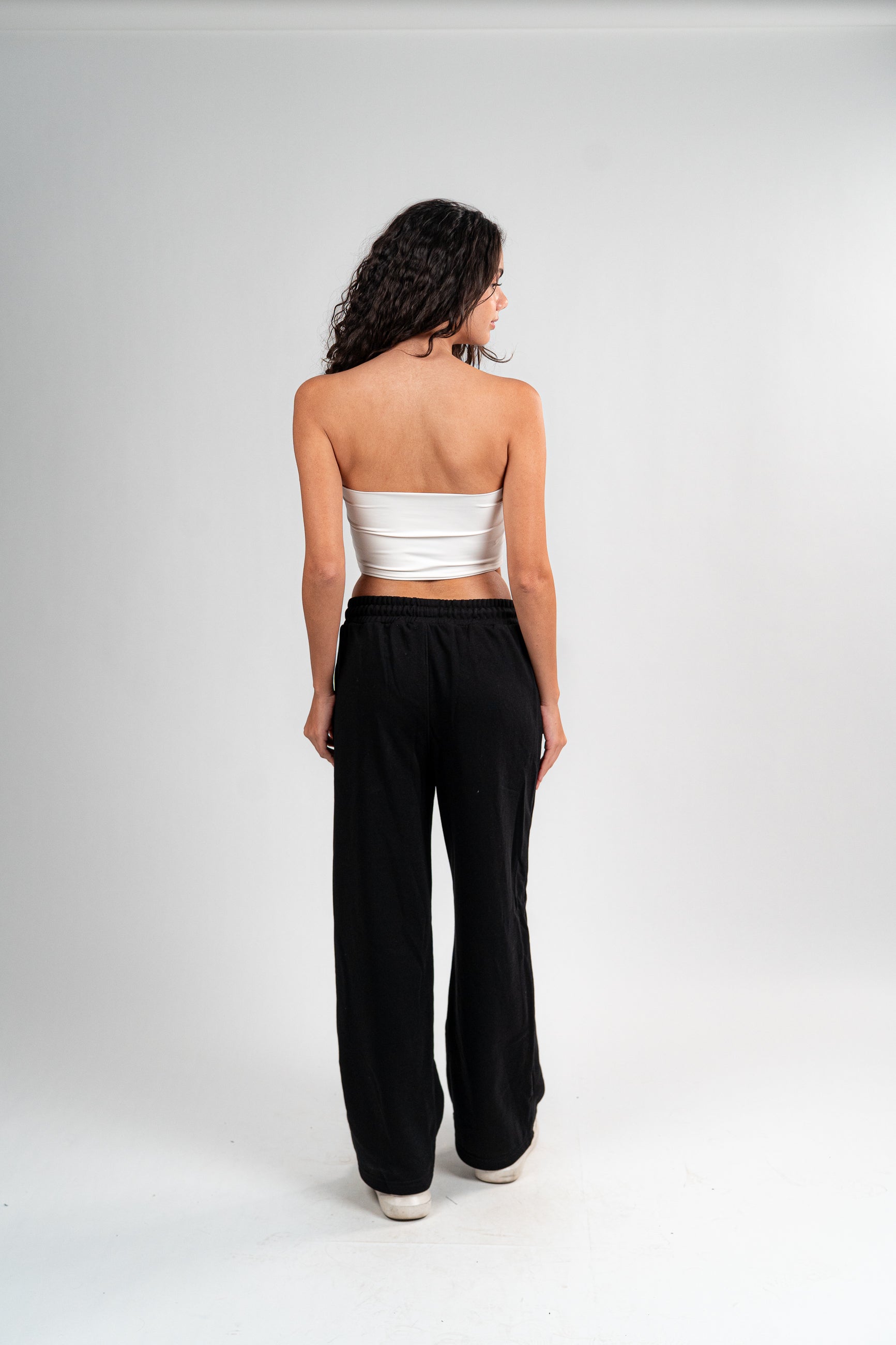 DENJOE SWEATPANTS LOOsE FIT (BLACK)