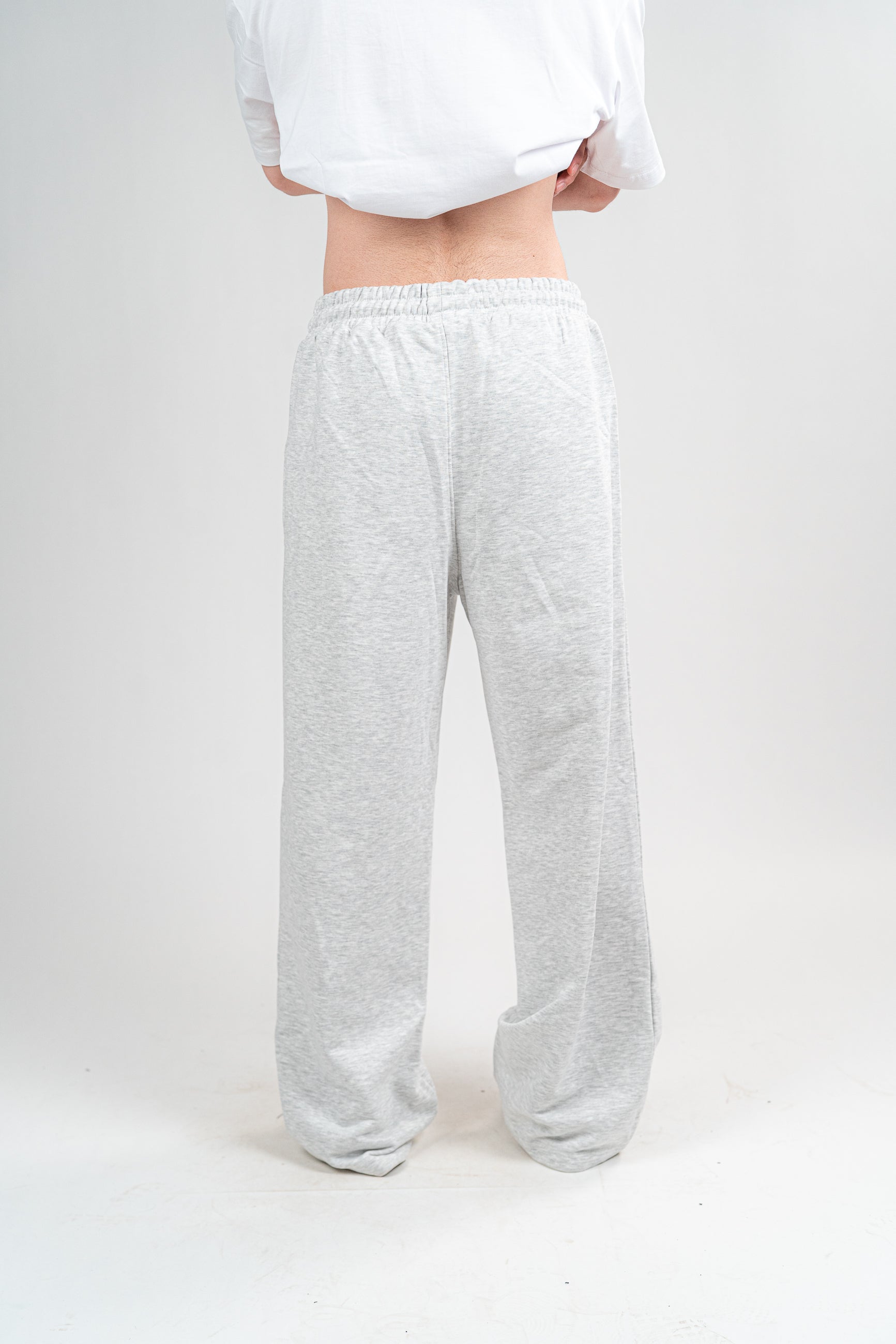 DENJOE LIGHT GREY SWEATPANTS LOOsE FIT (LIGHT GRAY)