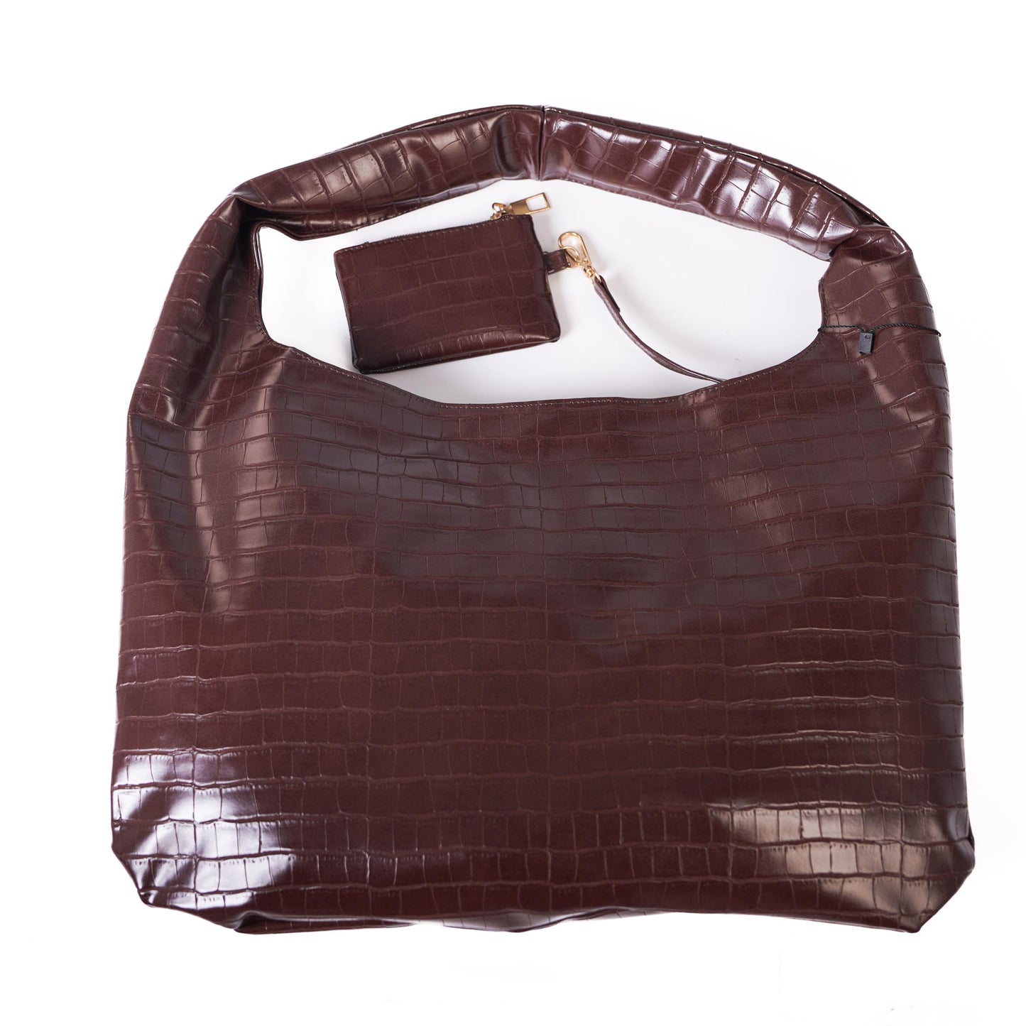 Helio Croco Bag (Brown)