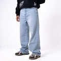 DENJOE PALE INDIGO BAGGY JEANS UNISEX
