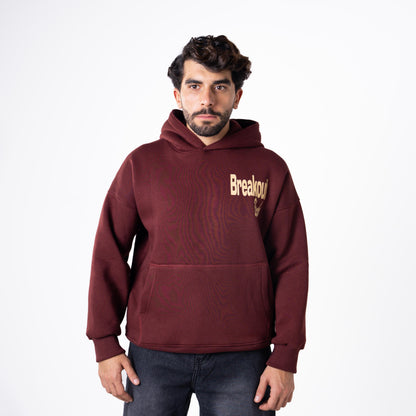 Blancka Built Hoodie (Burgandy)
