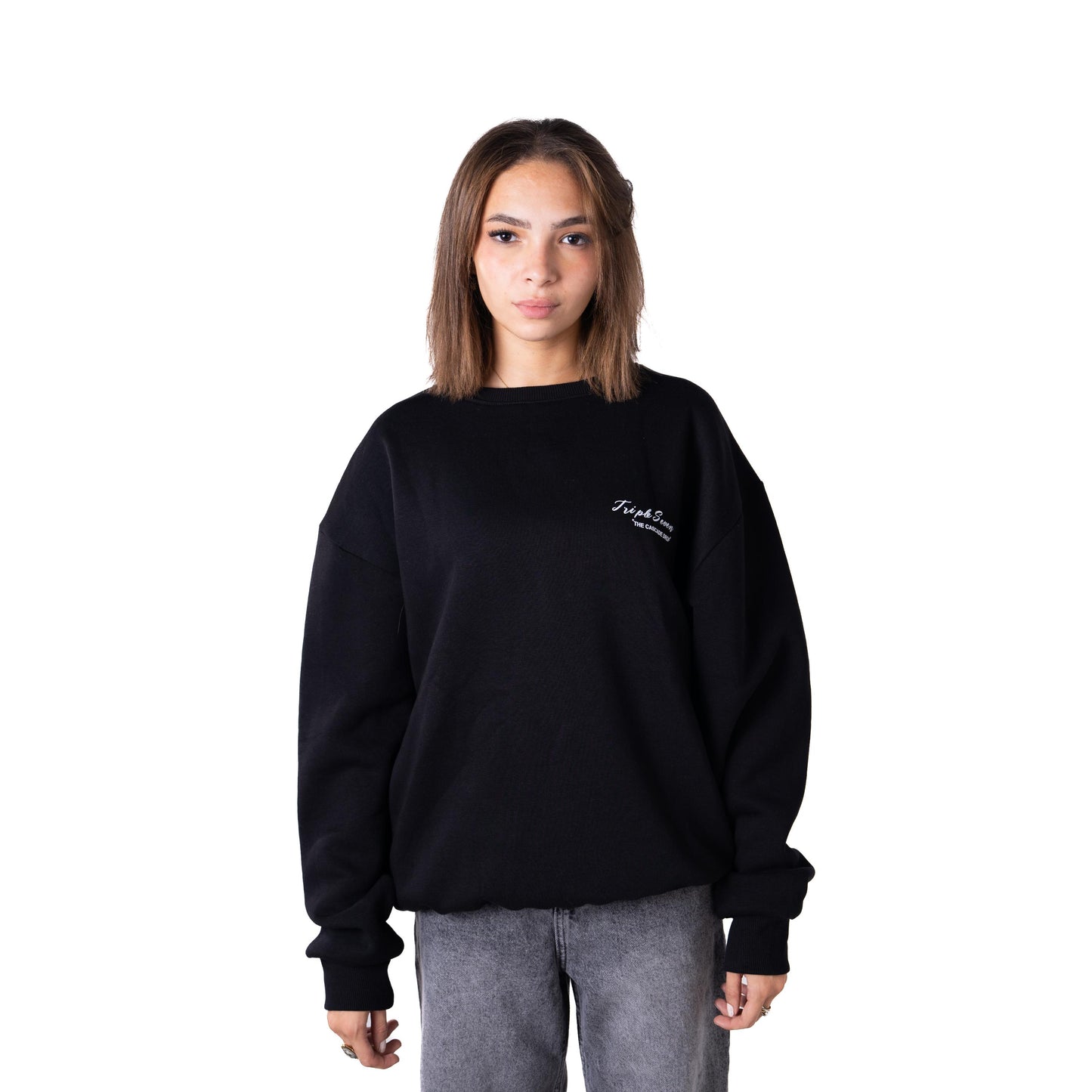 Triple 7 Crewneck (Black)