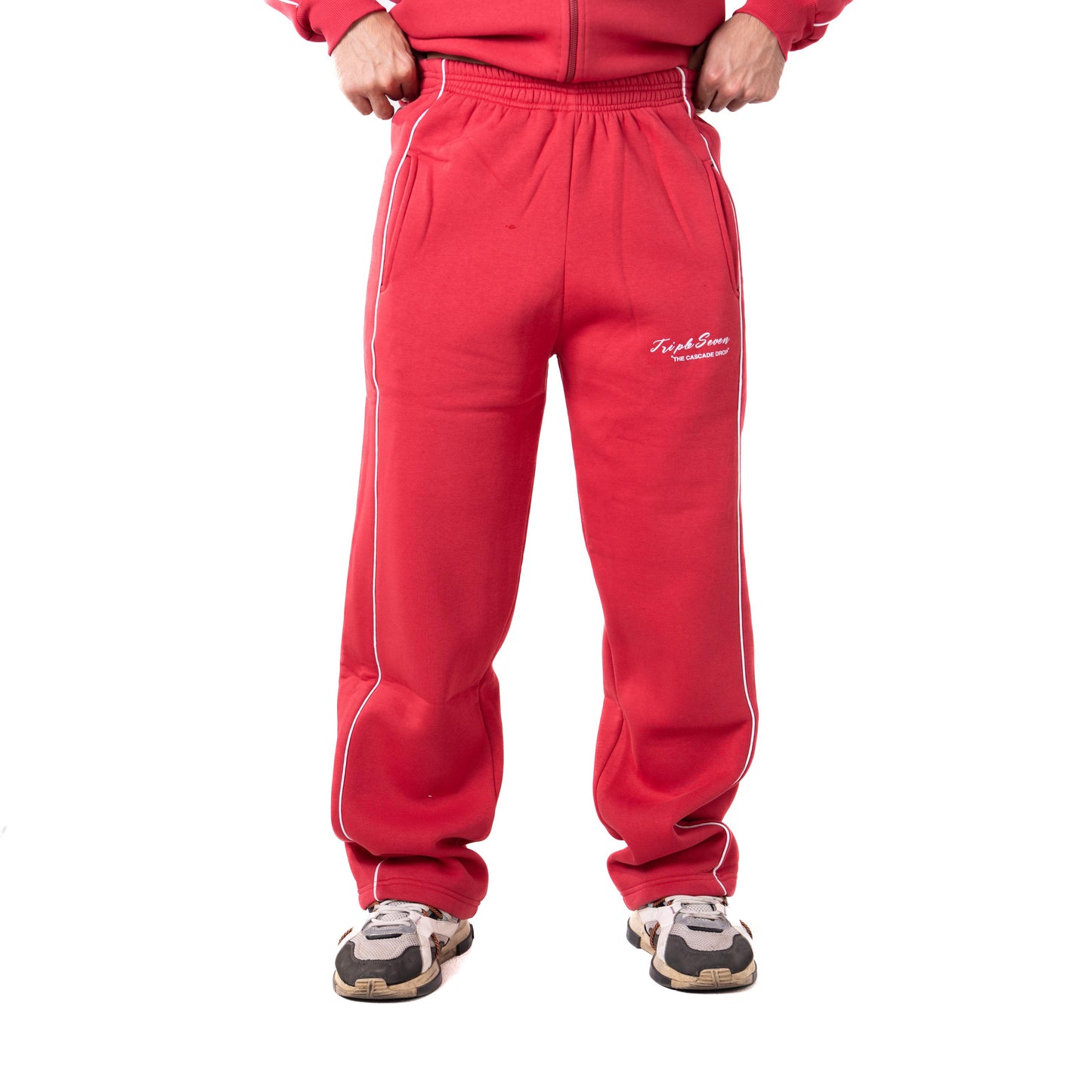 Triple 7 Retro Pants (Red)