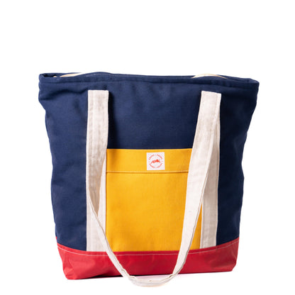 Shams Tote Bag (Navy X Yellow)