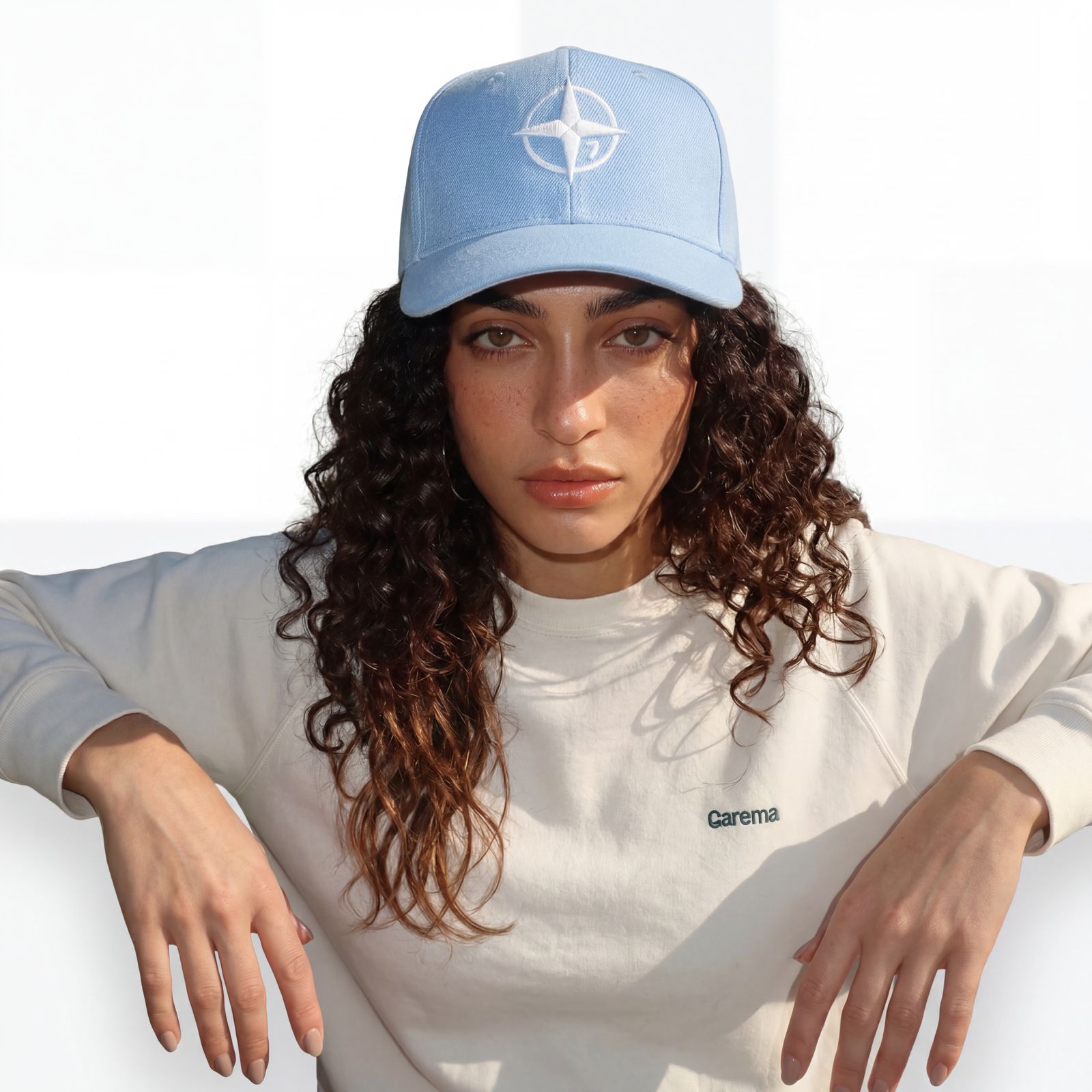 7elm Caps/Compass Cap (Baby Blue)